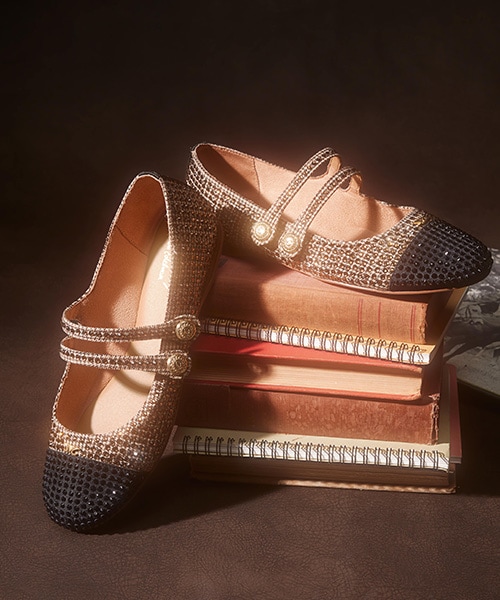 Glitzy shoes