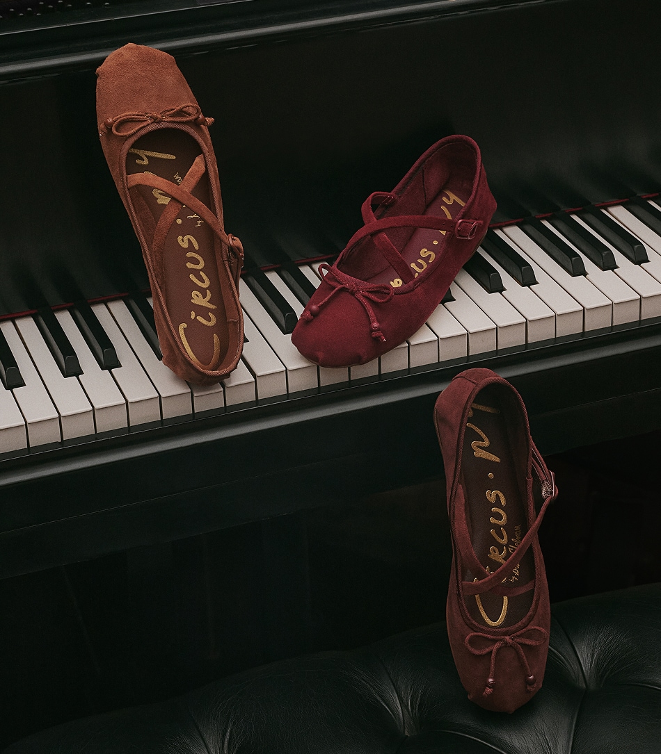 the iconic zuri ballet flat in various colors