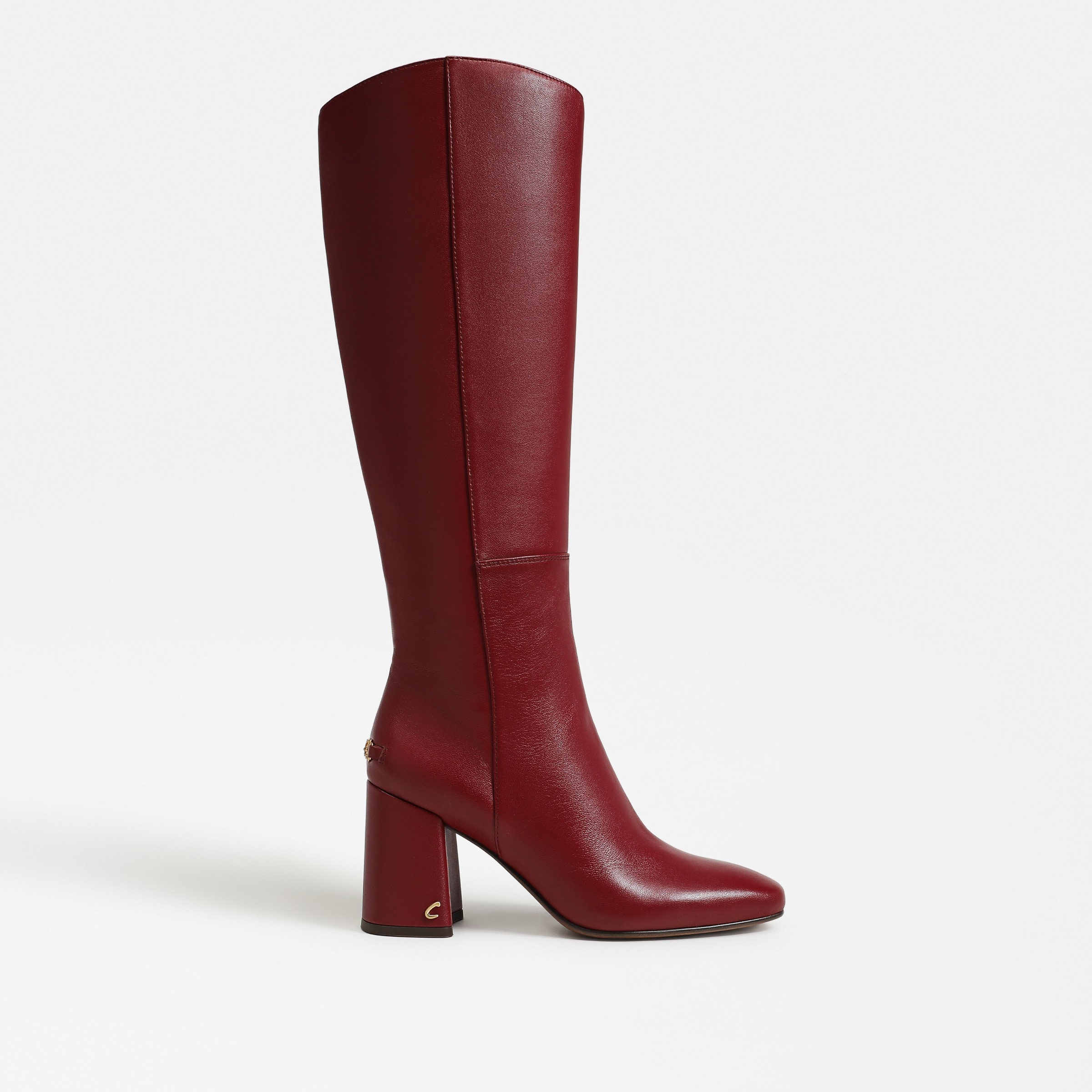 boots featuring the billie tall boot in dark cherry