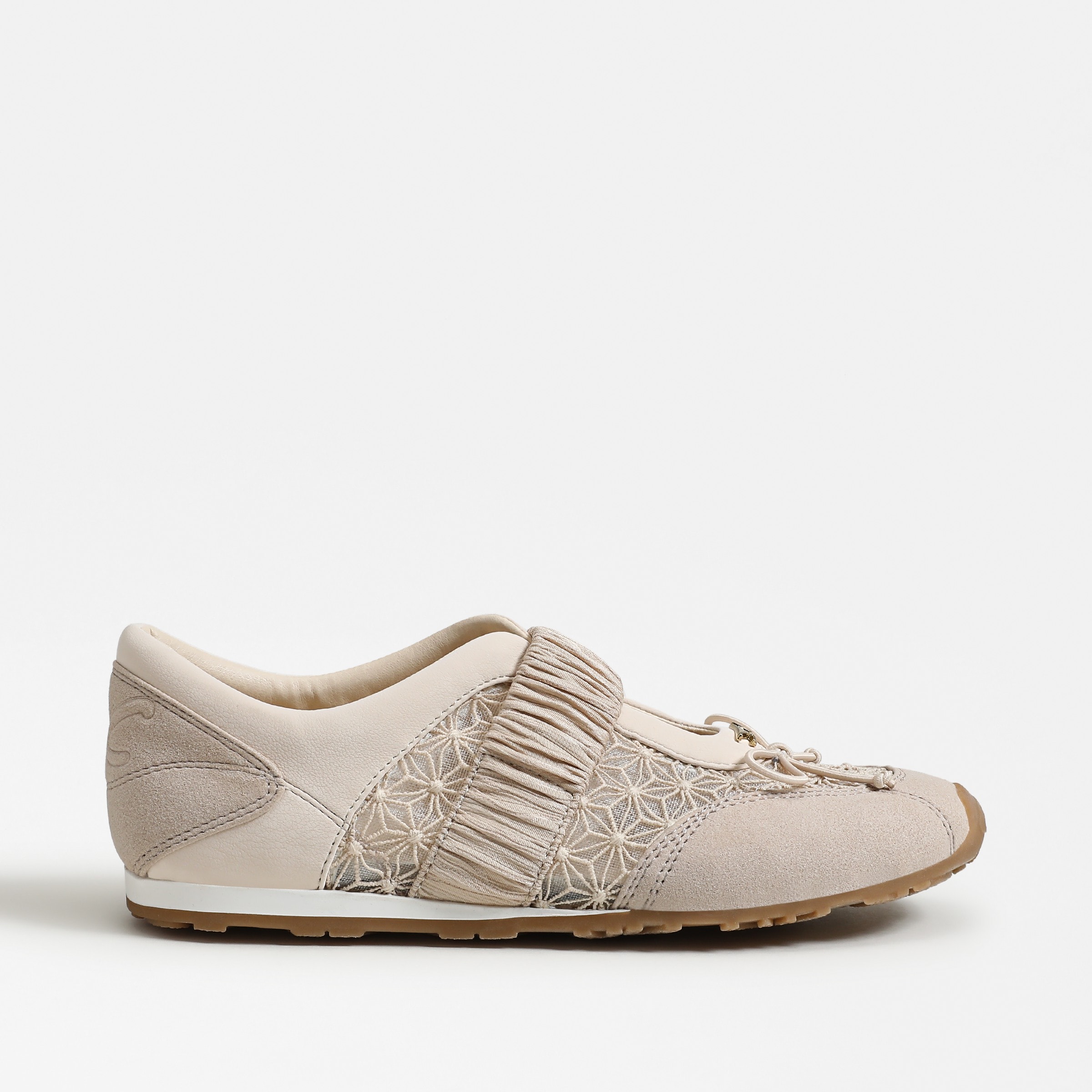 sneakers featuring the nara mesh sneakerina in vanilla bean