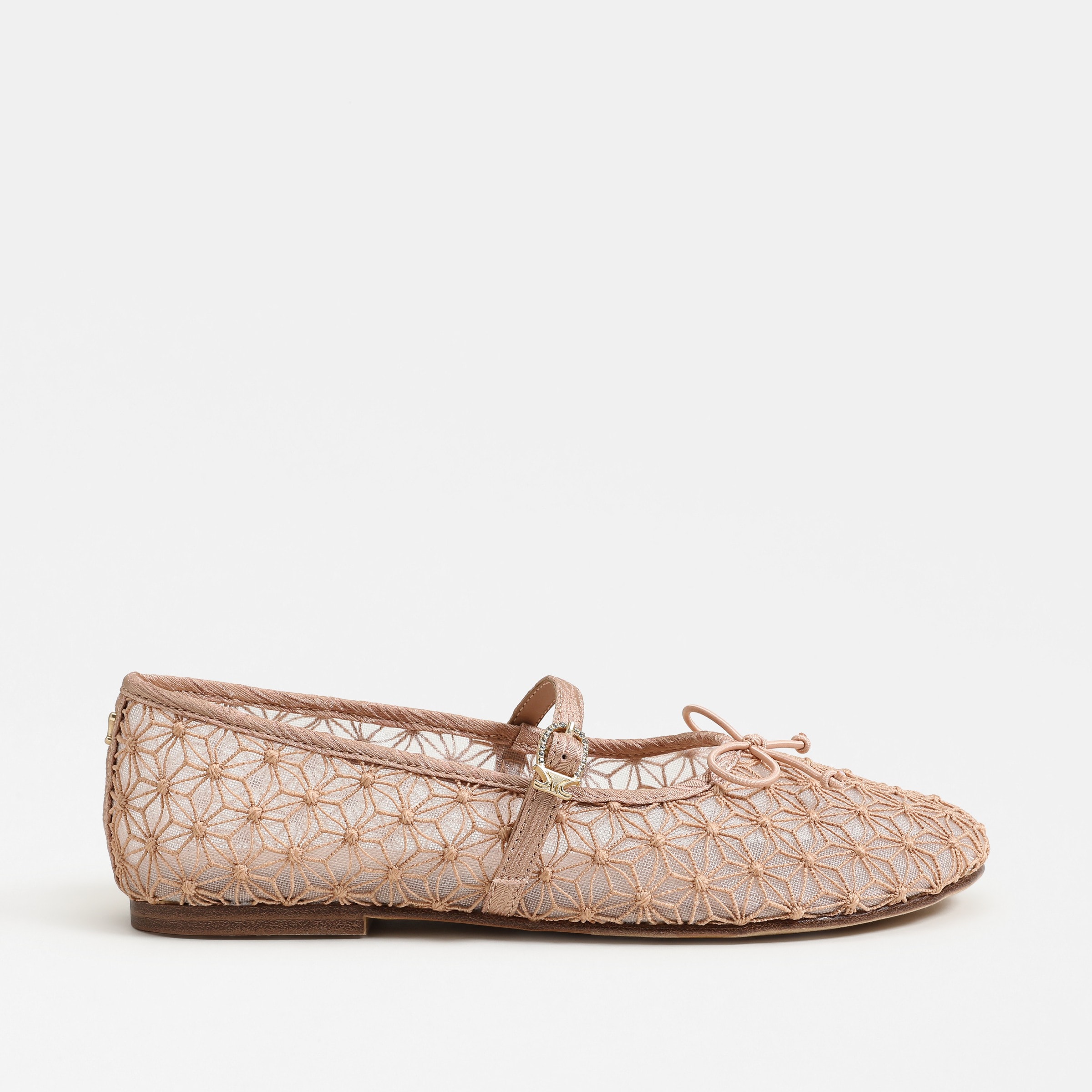 flats featuring the sofie ballet flat in blush