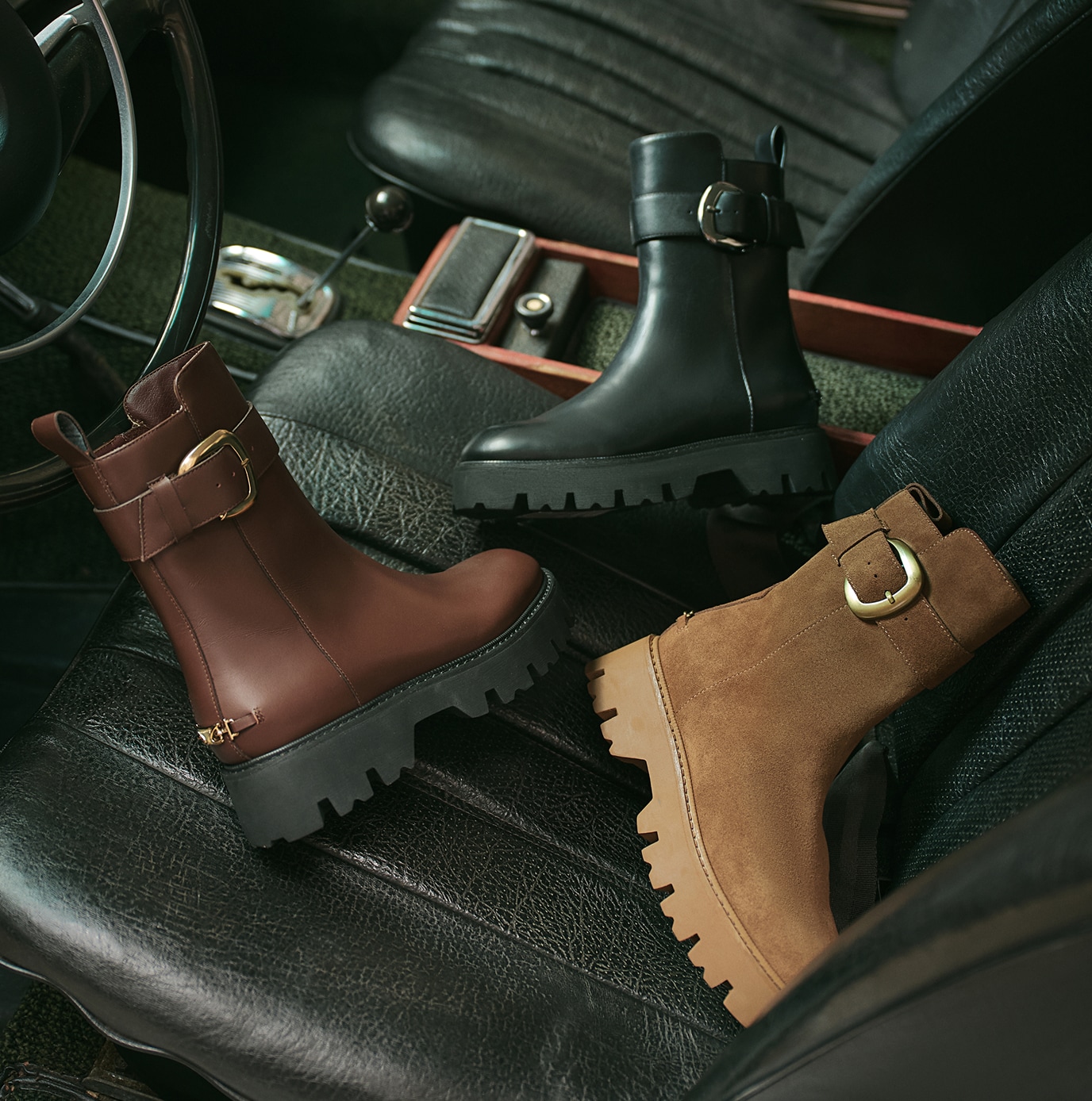 shoes under $150 featuring the primm lug sole bootie