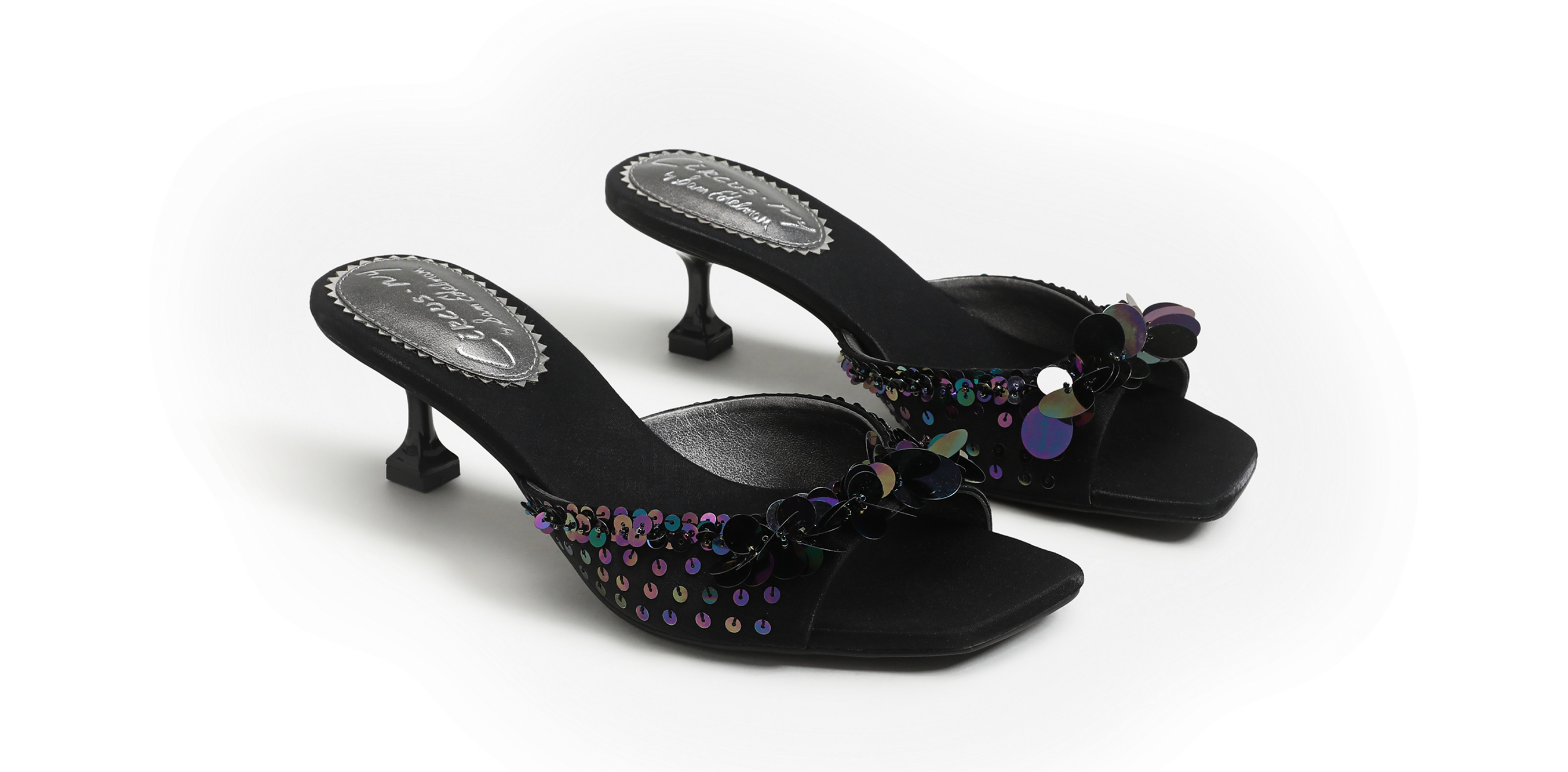 JULIANA kitten heel in black