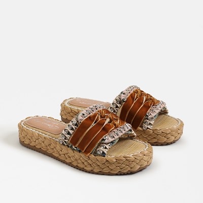 Black Joan Leather Slide Sandals - CHARLES & KEITH QA