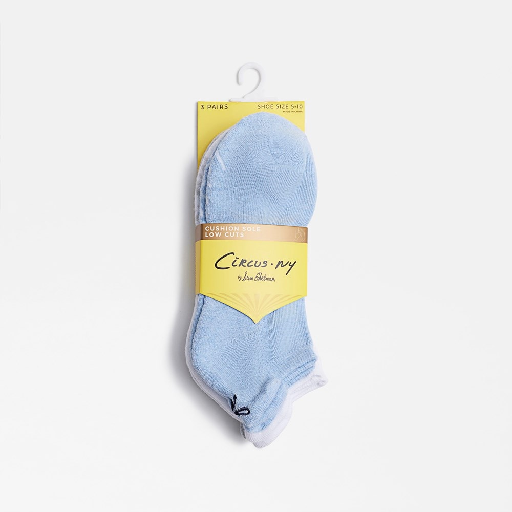 Circus NY by Sam Edelman 3 Pack Embroidered Low Cut Sock