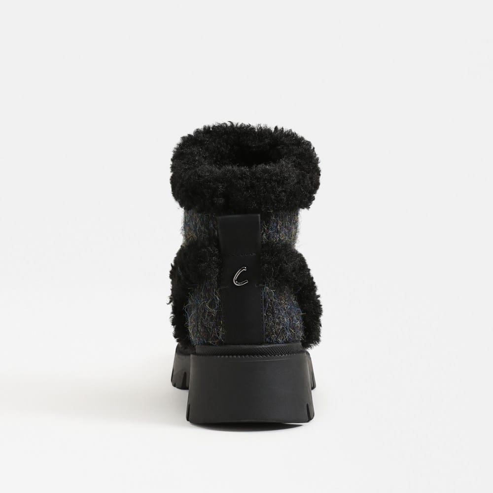 Shoe The Bear EMMY S - Botines De Cuña - Black Black/negro
