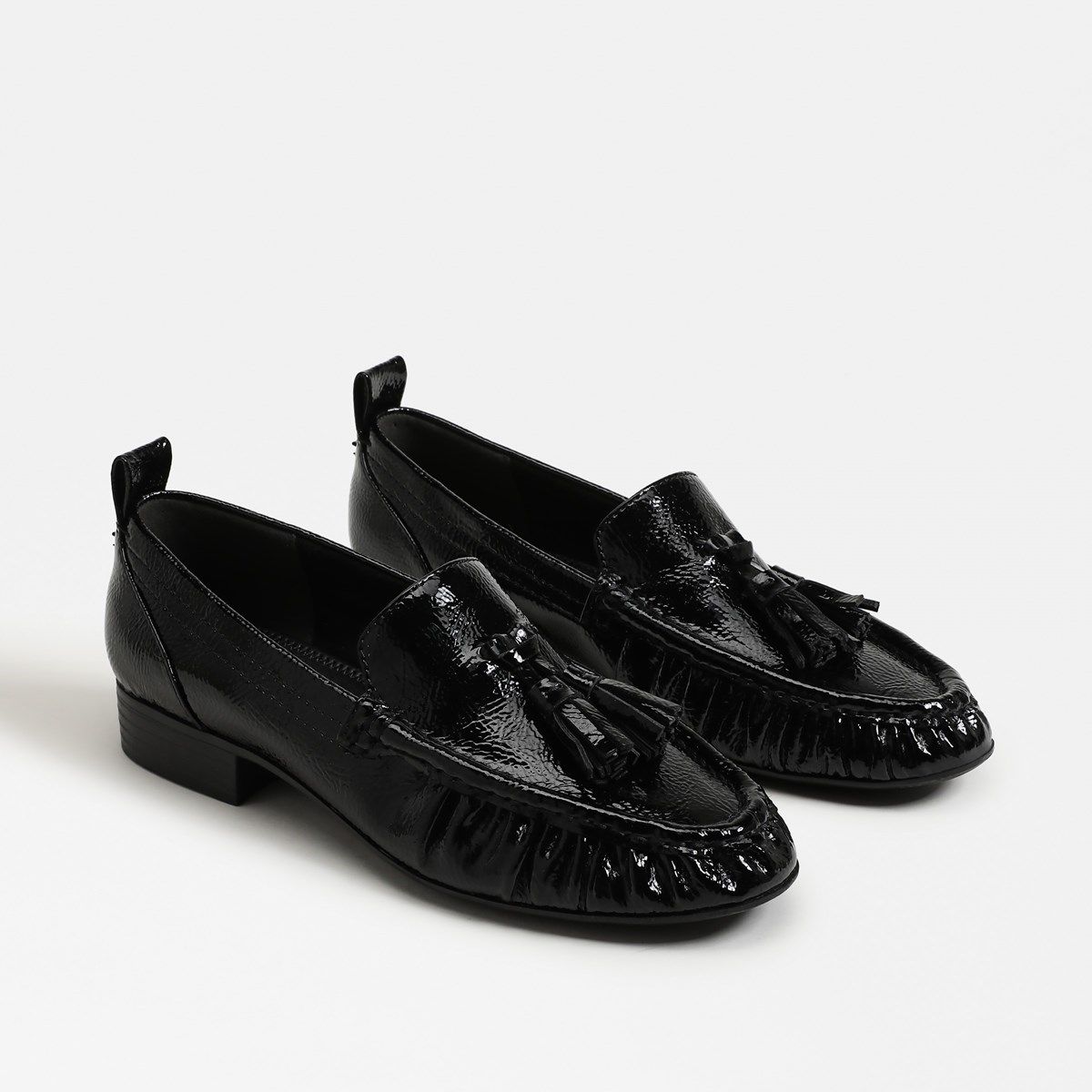 white christmas dresses Loeffler Randall Rachel Leather Loafers | Black | Size 11 main image 1