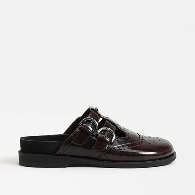 【PORTERNA】Dier flat shoes GUCCI Horsebit-detailed leather-trimmed canvas-jacquard