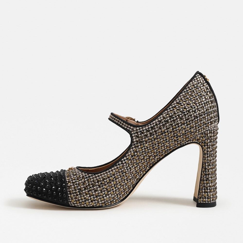Circus NY by Sam Edelman Elora Glitz Block Heel Mary Jane | Womens
