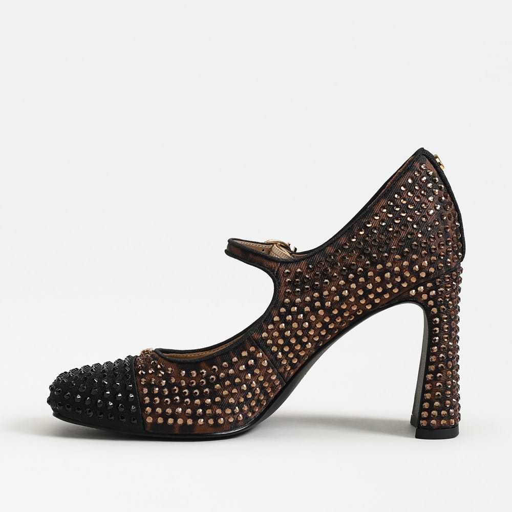 Circus NY by Sam Edelman Elora Glitz Block Heel Mary Jane | Womens