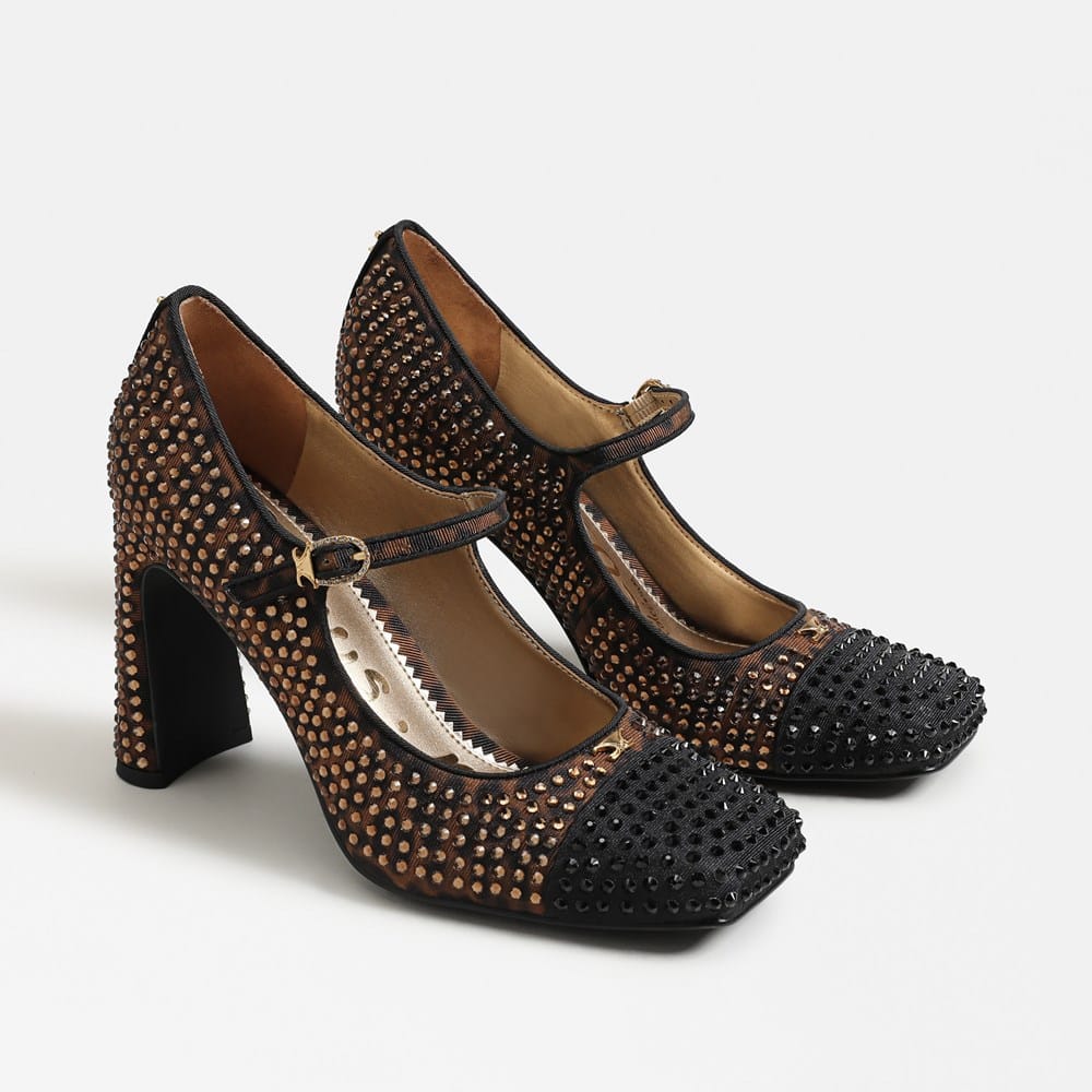 Circus NY by Sam Edelman Elora Glitz Block Heel Mary Jane | Womens