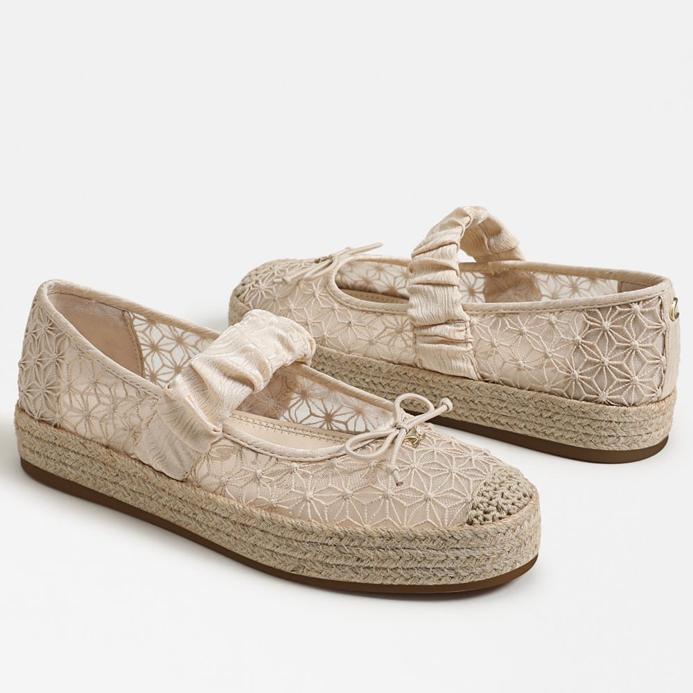 Circus NY by Sam Edelman Lillie Mesh Espadrille Mary Jane Flat